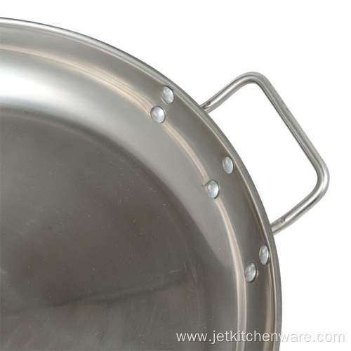 Commercial Stainless Steel Frying Pan